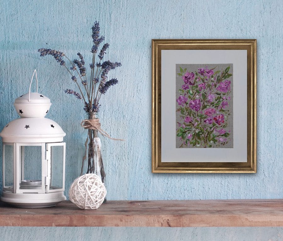 Wild Roses - 9" x 12" - Image 4