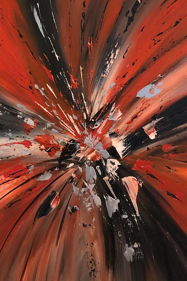 Volcano Eruption - 16" x 20" - Image 3