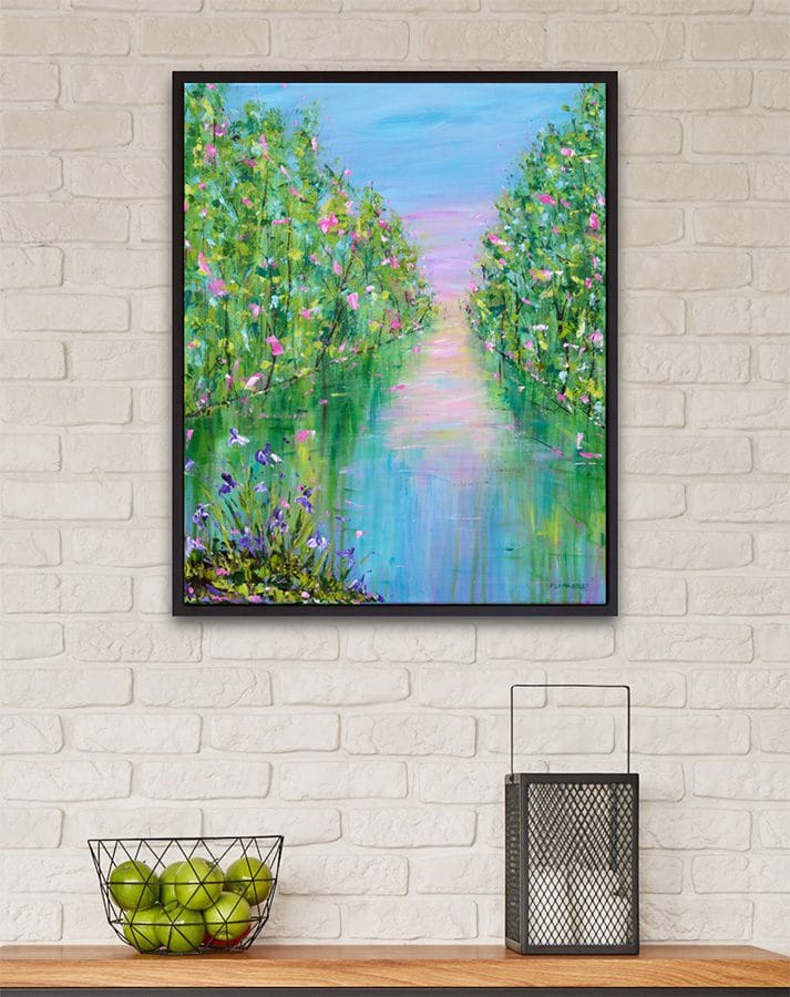 Spring Explosion - 16" x 20" - Image 4