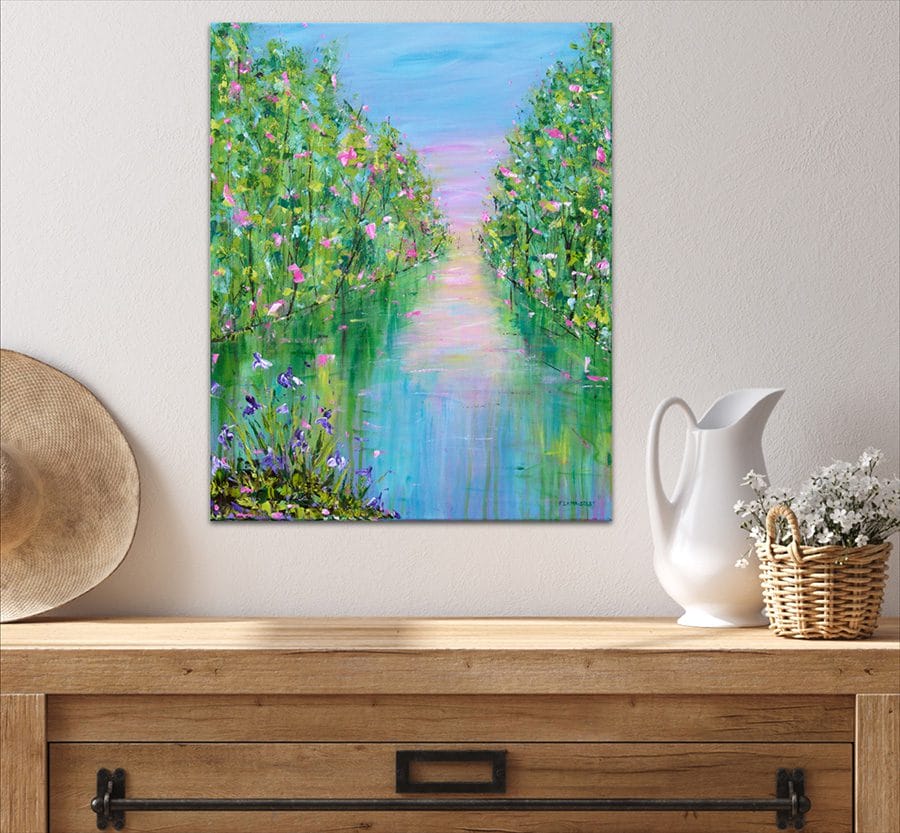 Spring Explosion - 16" x 20" - Image 2