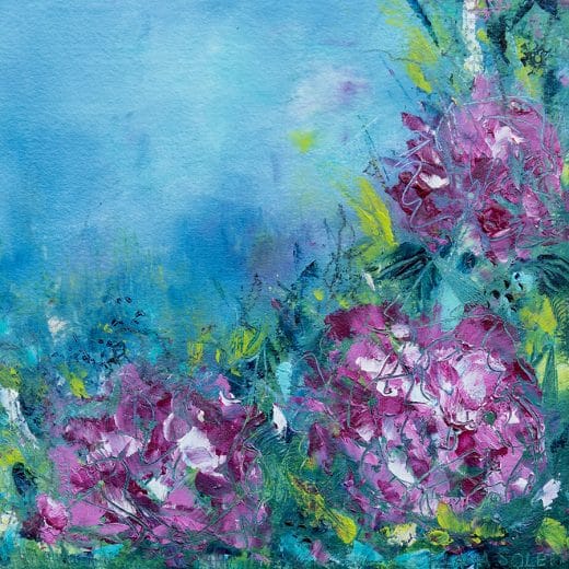 Pretty Peonies - 8" x 8"