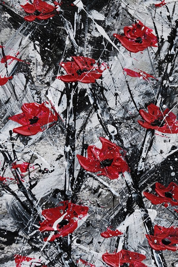 Poppies in the Forest #2 - 8" x 10" - Image 2