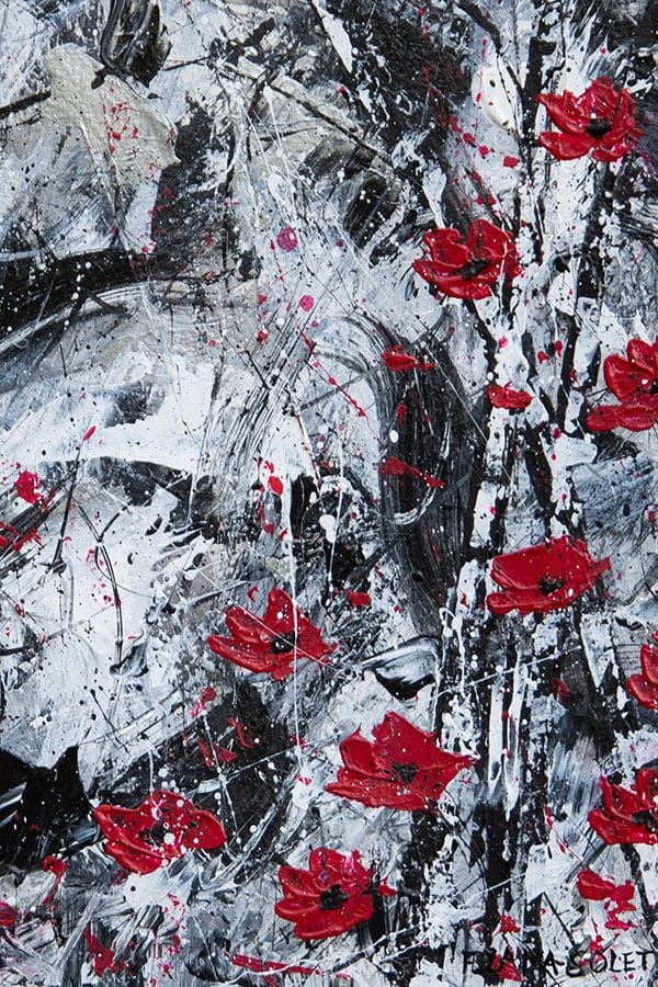 Poppies In The Forest - 8" x 10" - Image 4