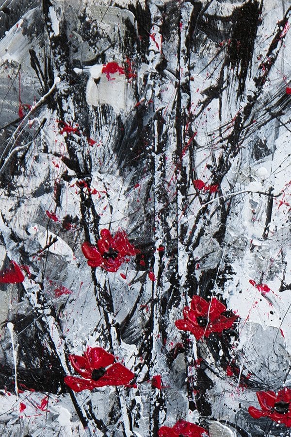Poppies In The Forest - 8" x 10" - Image 2