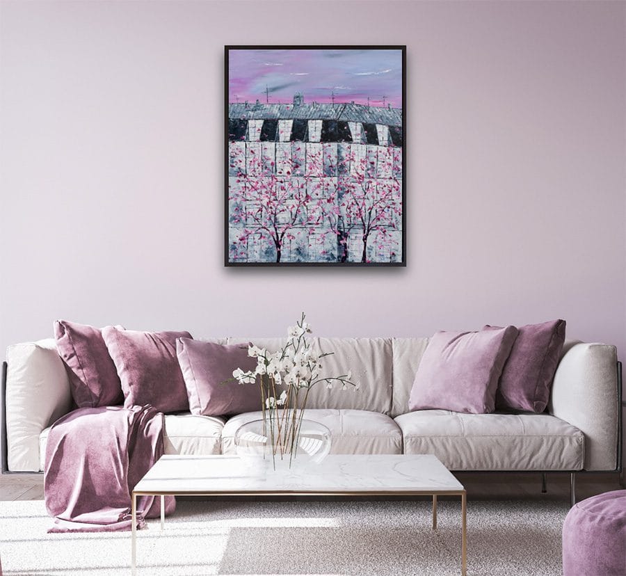 Paris in the Spring - 24" x 30" - Image 4