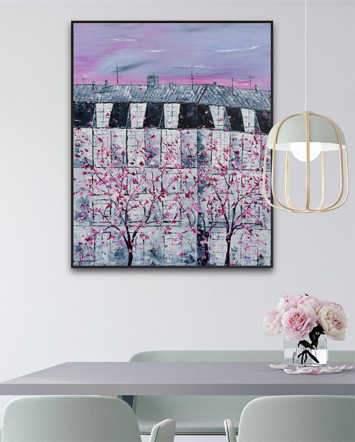 Paris in the Spring - 24" x 30" - Image 2