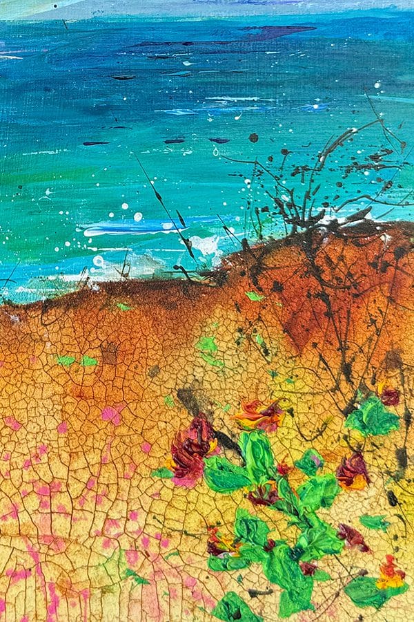 Ocean Trail #4 - 8" x 8" - Image 2