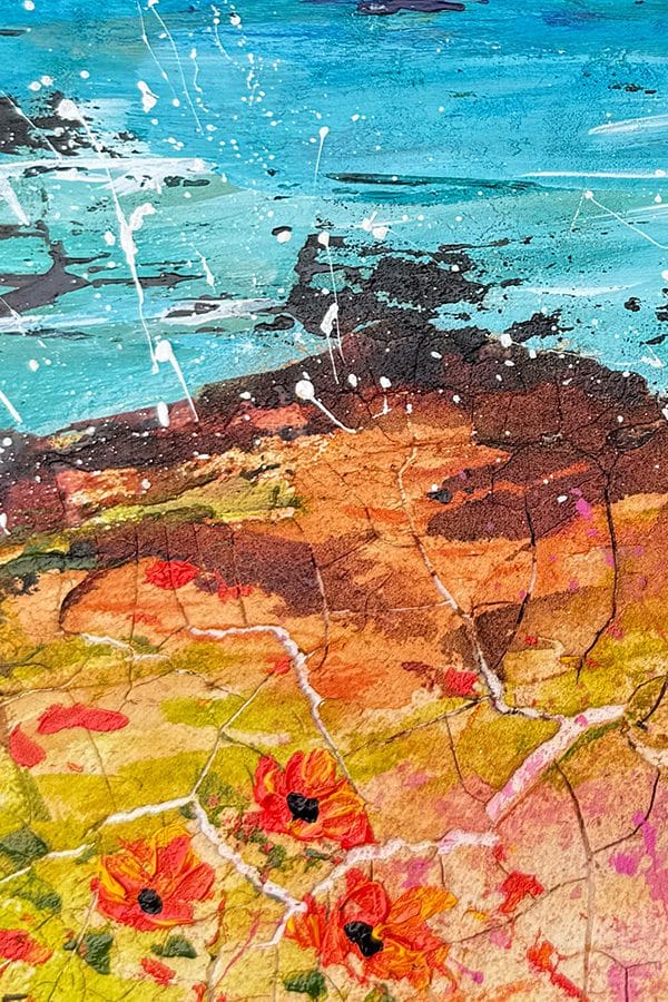 Ocean Trail #3 - 8" x 8" - Image 2