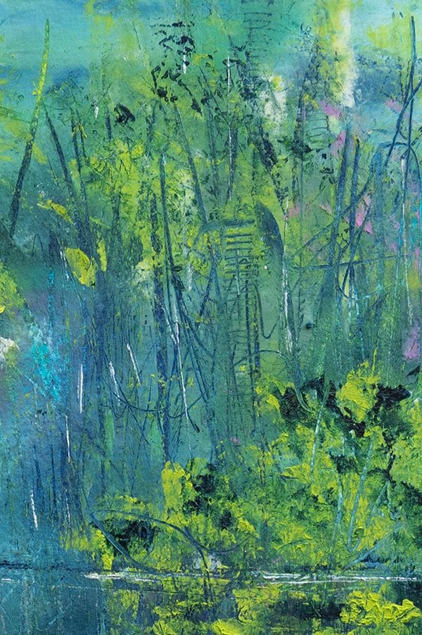 Lily Pond - 8" x 8" - Image 3