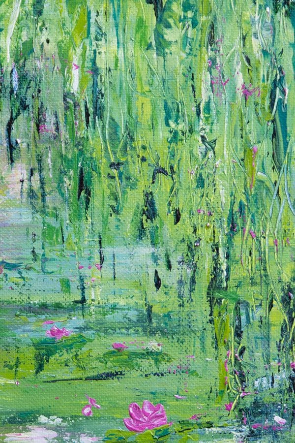Lily Pond - 10" x 10" - Image 4