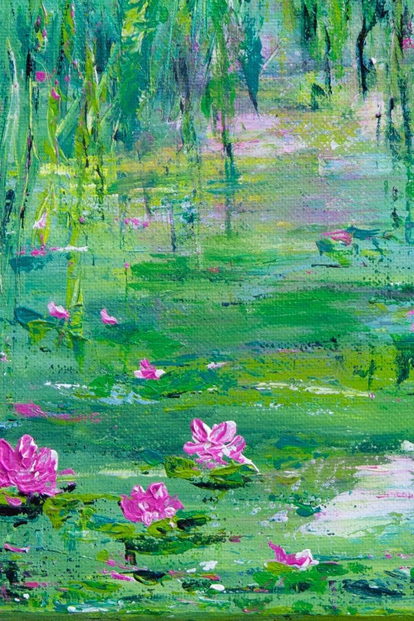 Lily Pond - 10" x 10" - Image 2