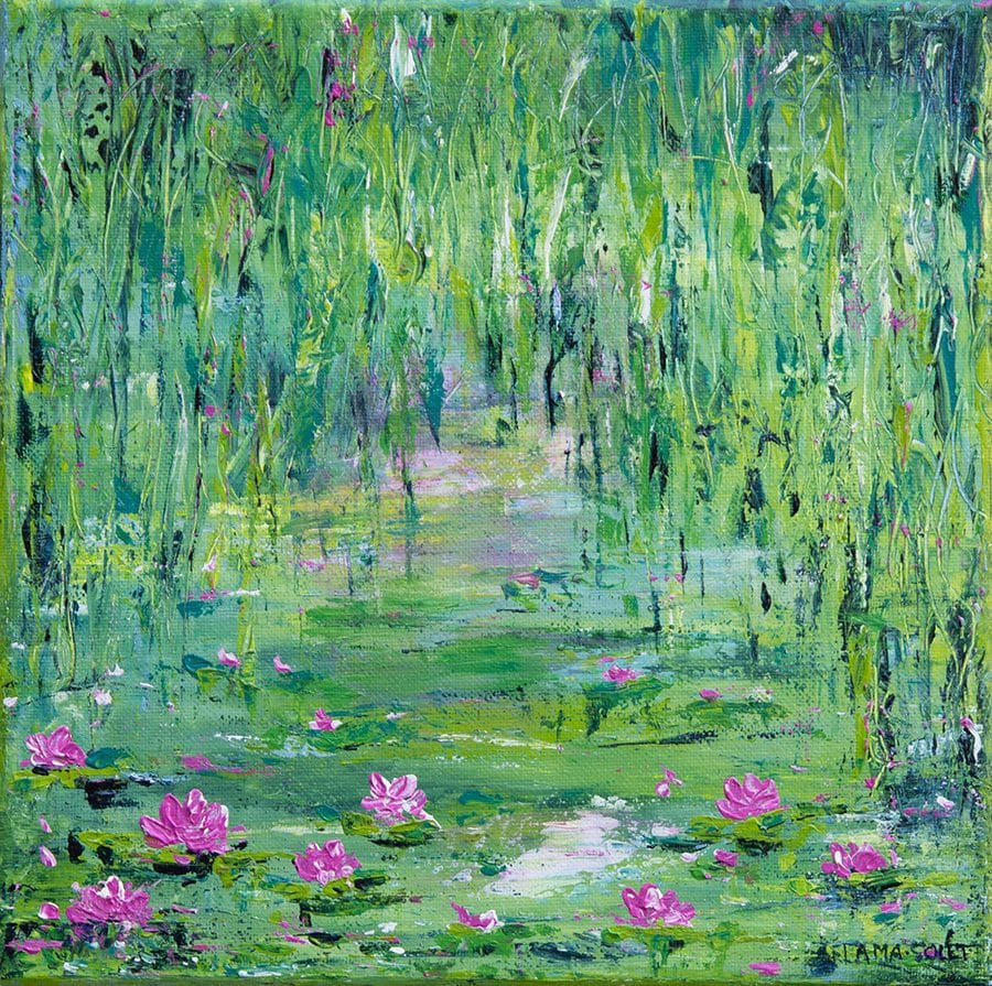 Lily Pond - 10" x 10"