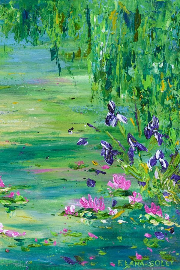 Lily Pond - 8" x 10" - Image 3