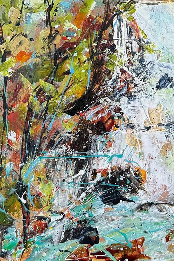 Golden Hour Waterfall #1 - 8" x 10" - Image 3
