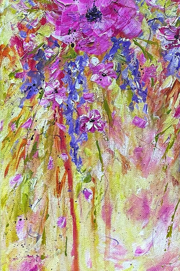 Floral Explosion - 11" x 14" - Image 4