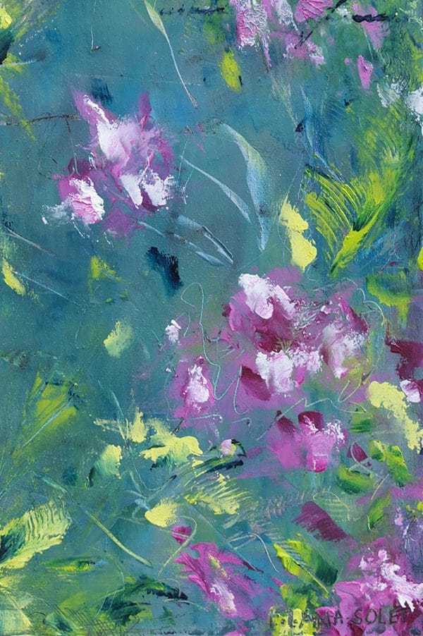 Fleurs de Printemps - 10" x 10" - Image 4