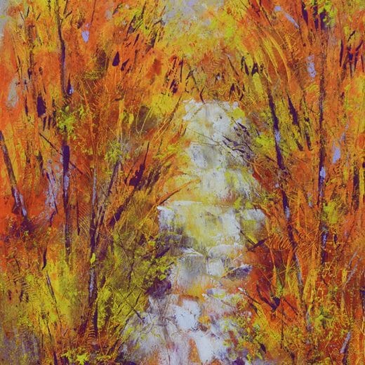 Flamboyant Trails - Waterfalls #2 - 8" x 10"