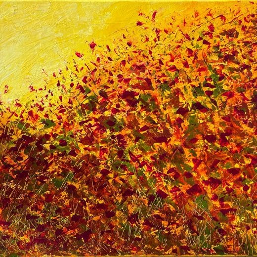 Impressionist floral painting