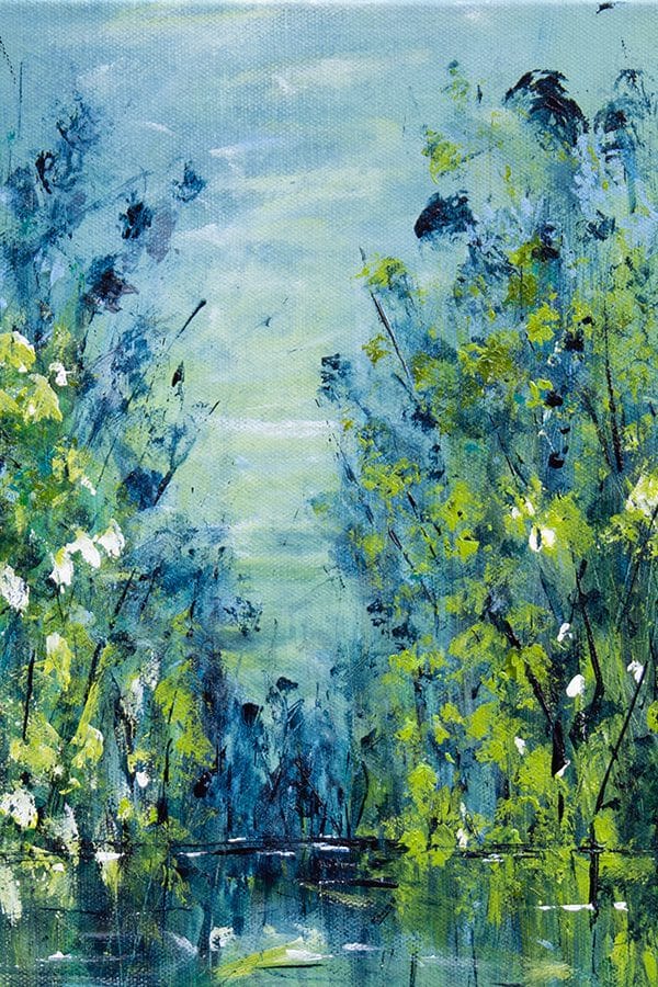 Clair de Lune - 16" x 16" - Image 4