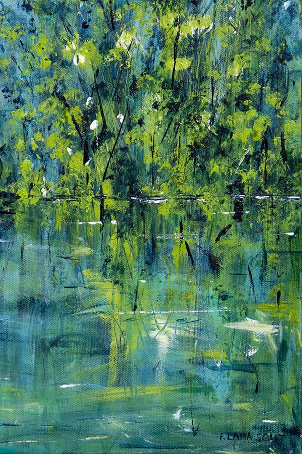 Clair de Lune - 16" x 16" - Image 3