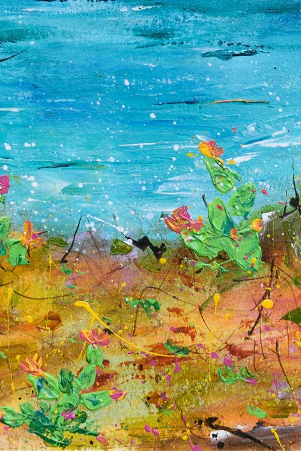 Cactus Blooms on Ocean Trail #2 - 8" x 10" - Image 3