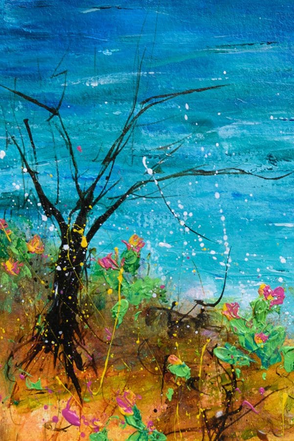 Cactus Blooms on Ocean Trail #2 - 8" x 10" - Image 2