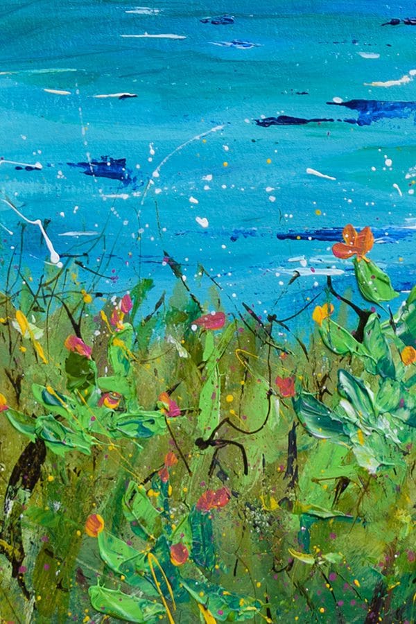 Cactus Blooms on Ocean Trail #1 - 8" x 10" - Image 2