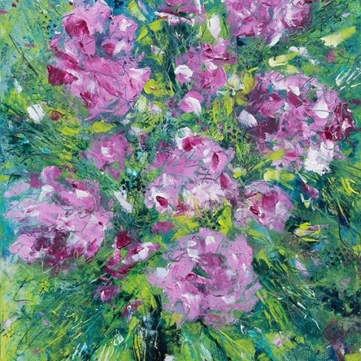 impressionist riverside scene oil painting - Joyful Nature