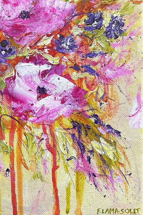 Bouquet de Fleurs - 10" x 10" - Image 4