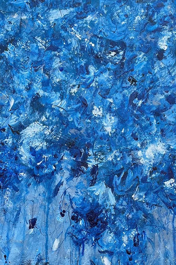 Listen to the Blues - 24" x 24" - Image 3