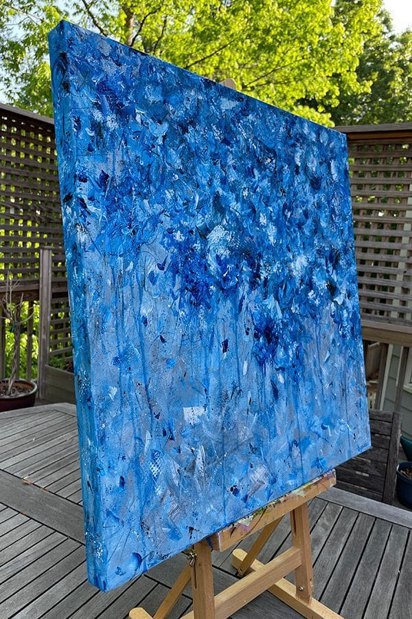 Listen to the Blues - 24" x 24" - Image 2