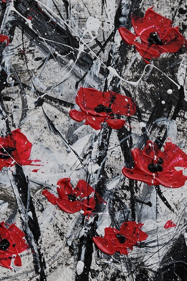 Poppies in the Forest #1 - 5" x 7" - Image 3