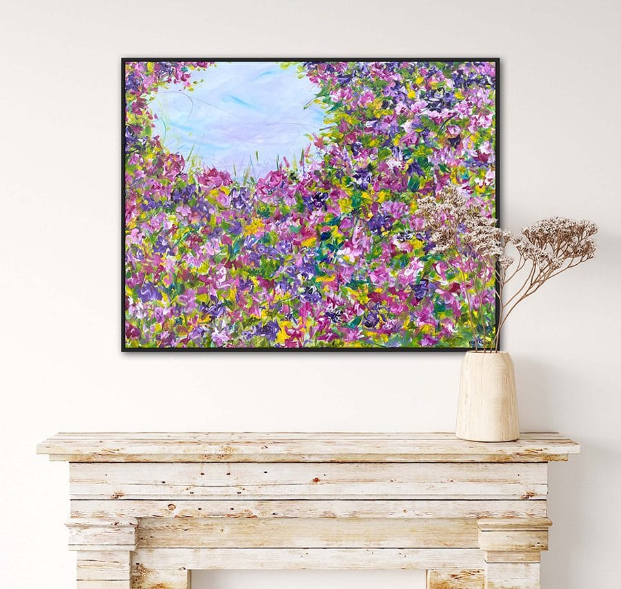 Enchanted Garden - 24" x 30" - Image 2