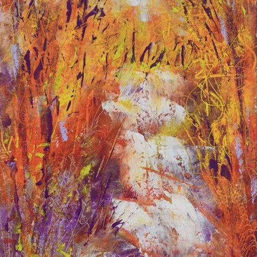 Flamboyant Trails - Waterfalls - 5" x 7"