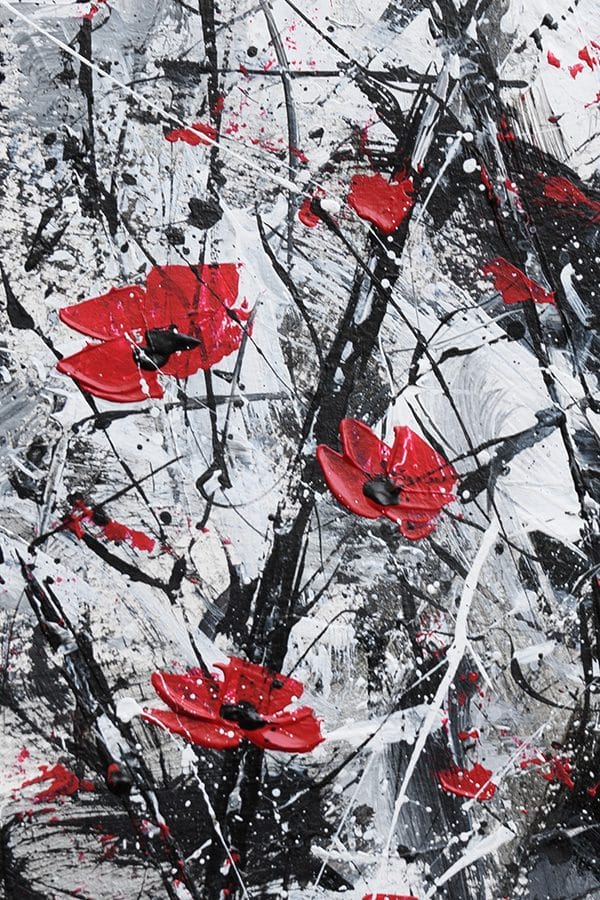 Poppies in the Forest #1 - 8" x 10" - Image 2