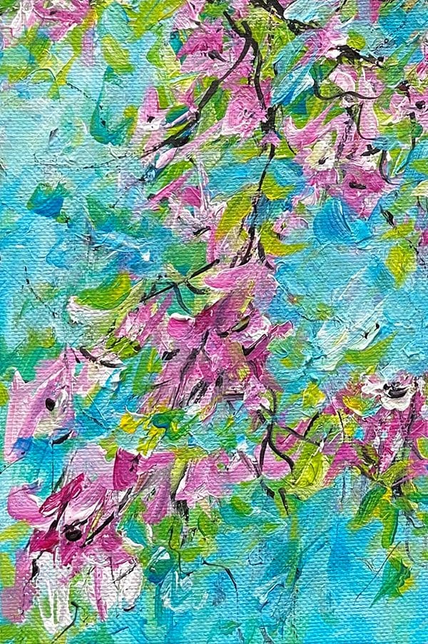 Blossoms - 10" x 10" - Image 4