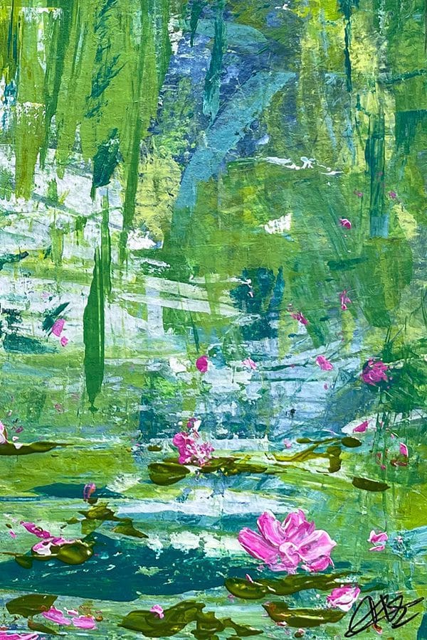 Lily Pond - 5" x 7" - Image 4