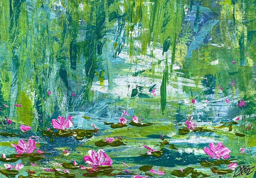 Lily Pond - 5" x 7"