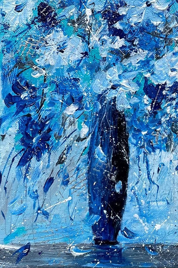 Blue Bouquet - 11" x 14" - Image 4