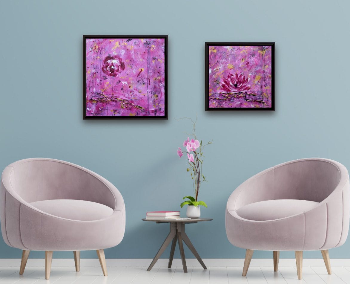 Lily Rose - 12" x 12" - Image 4