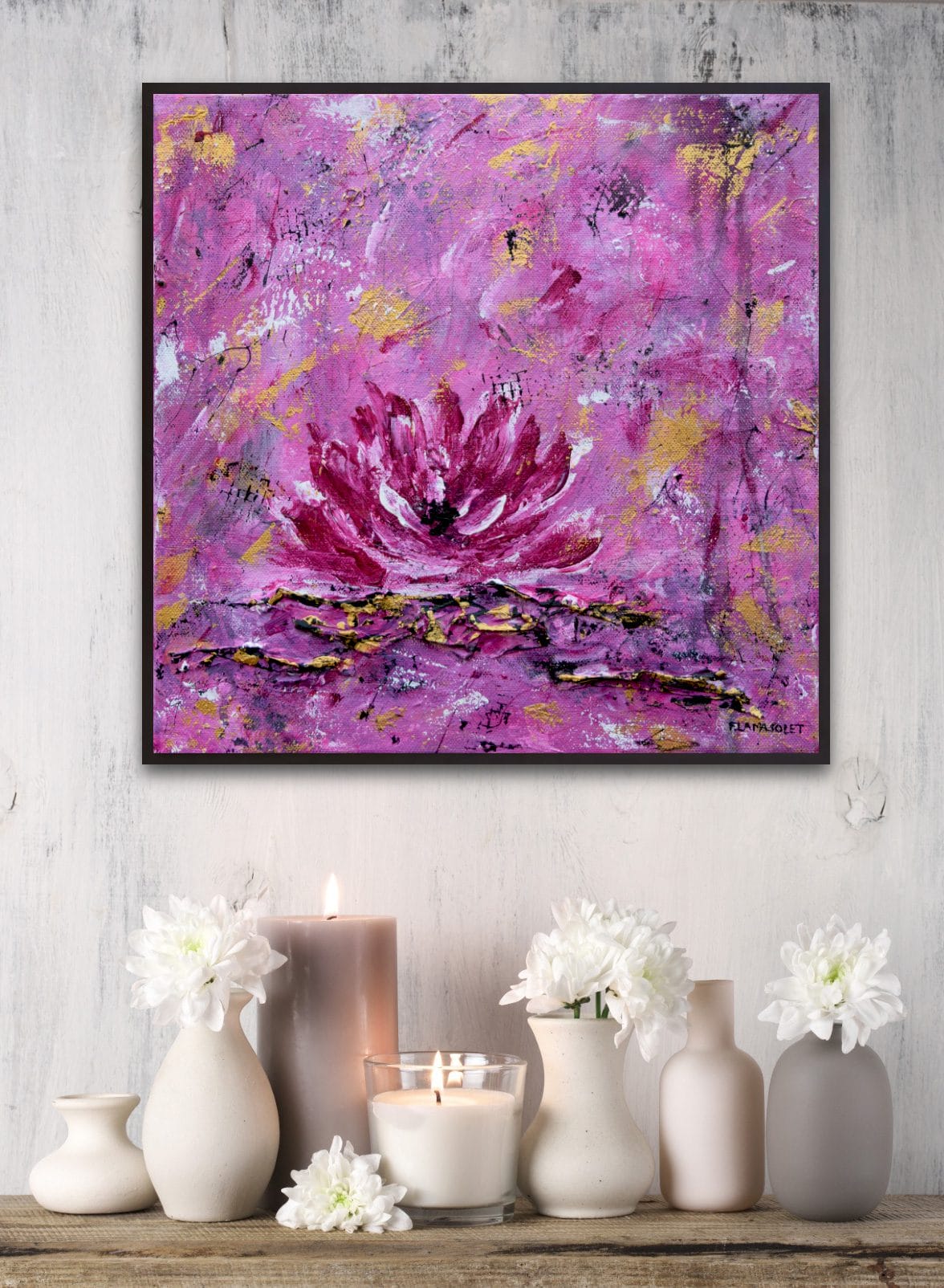 Lily Rose - 12" x 12" - Image 3