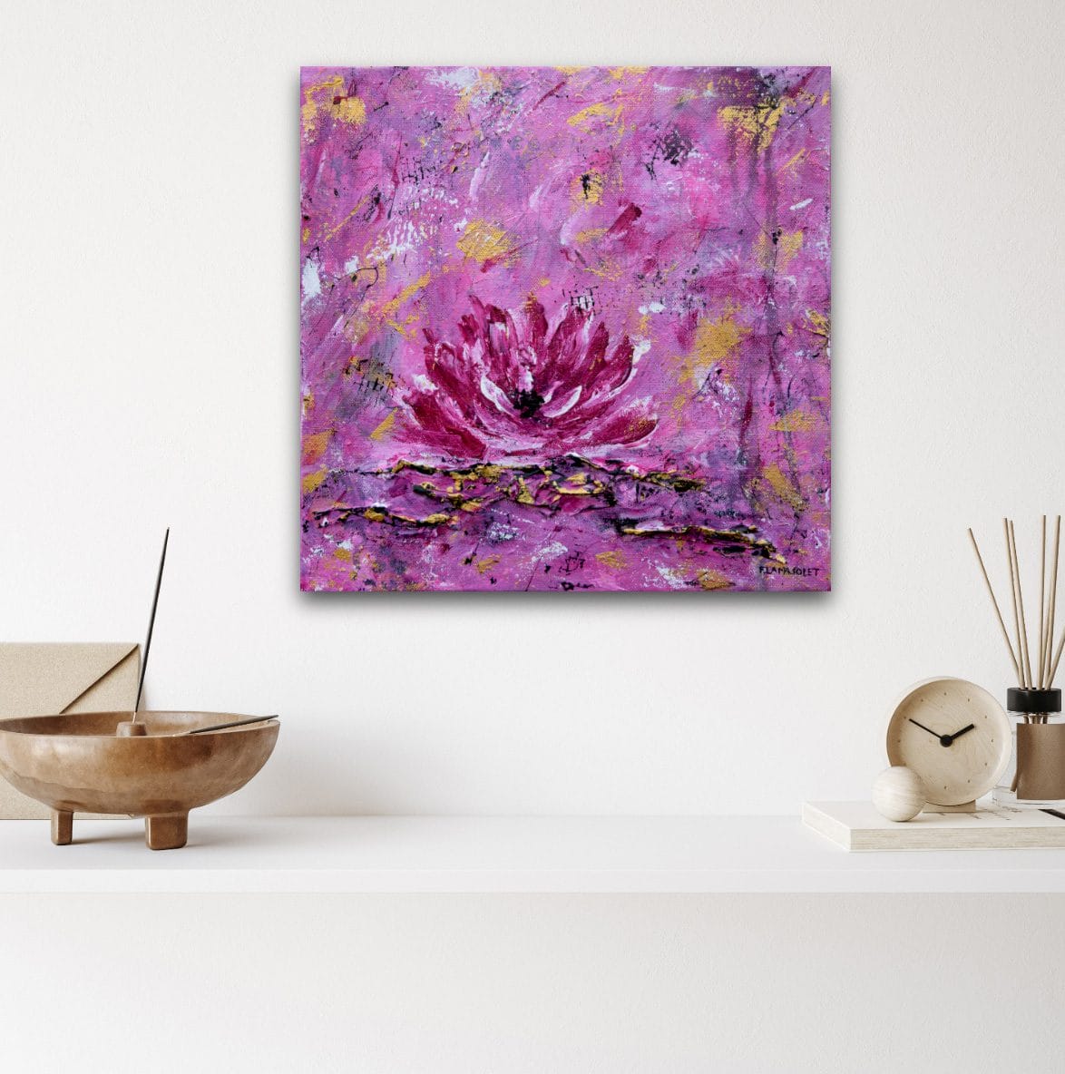 Lily Rose - 12" x 12" - Image 2