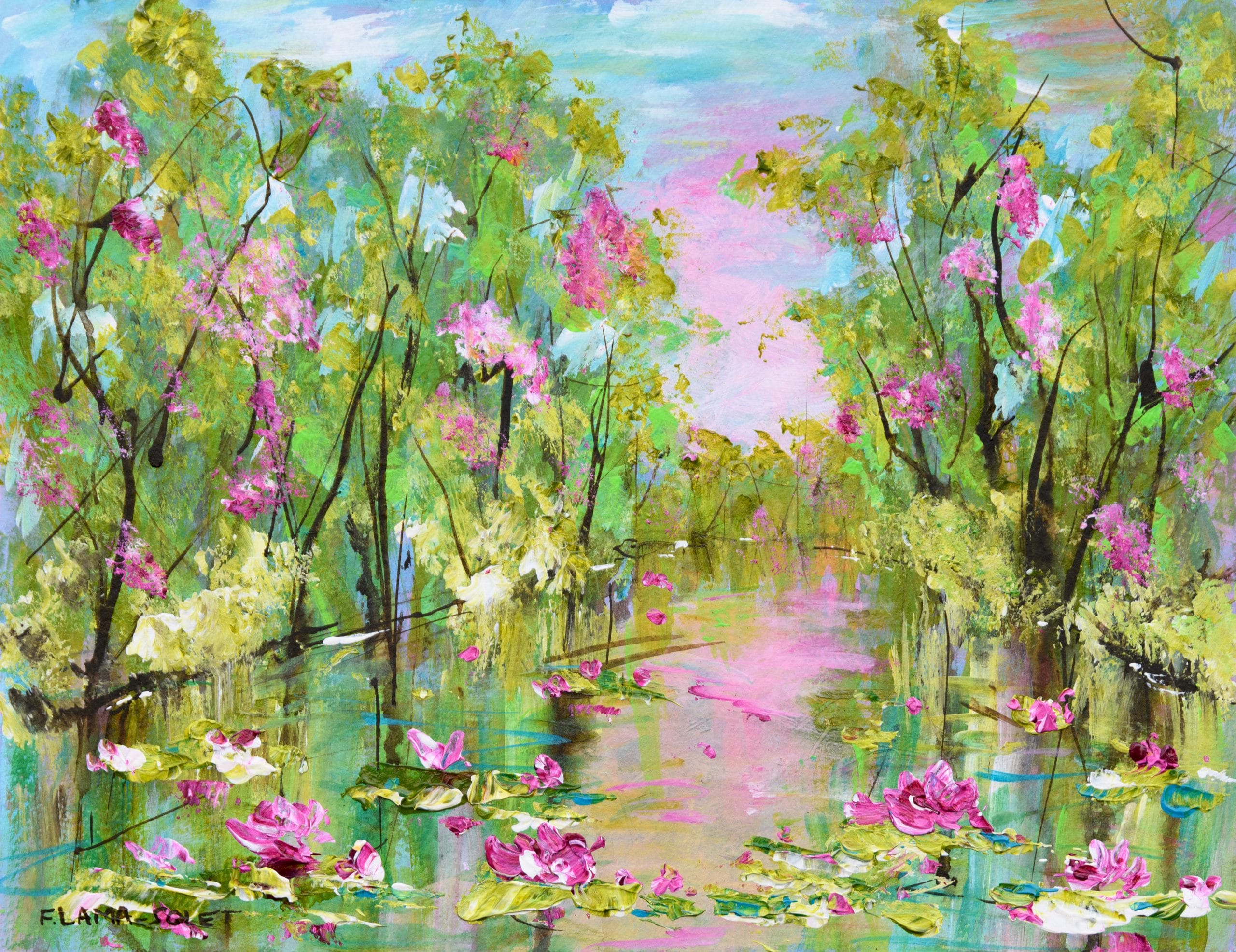 Reflections and Water Lilies Painting Workshop