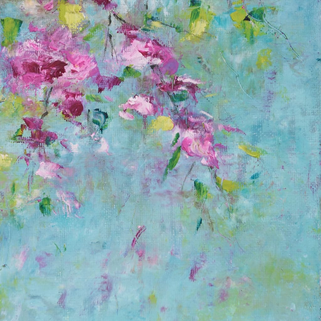 Blossoms in the Spring - 10" x 10" - Image 5